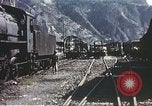 Image of railroad station Sicily Italy, 1943, second 15 stock footage video 65675060641