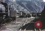 Image of railroad station Sicily Italy, 1943, second 17 stock footage video 65675060641