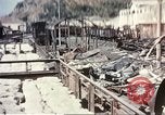 Image of railroad station Sicily Italy, 1943, second 40 stock footage video 65675060641