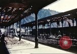 Image of railroad station Sicily Italy, 1943, second 41 stock footage video 65675060641