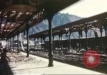 Image of railroad station Sicily Italy, 1943, second 43 stock footage video 65675060641
