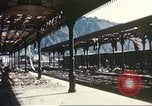 Image of railroad station Sicily Italy, 1943, second 44 stock footage video 65675060641
