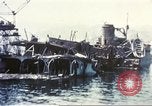 Image of Destroyed ferry boats Messina Sicily Italy, 1943, second 10 stock footage video 65675060645
