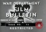 Standbild Die Ausbildung von neuen US-Rekruten Zweiten Weltkrieg United States USA, 1943, aus Sekunde 3 historischem Filmmaterial Videoclip 65675060677