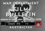 Standbild Die Ausbildung von neuen US-Rekruten Zweiten Weltkrieg United States USA, 1943, aus Sekunde 5 historischem Filmmaterial Videoclip 65675060677