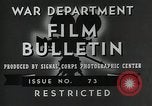 Standbild Die Ausbildung von neuen US-Rekruten Zweiten Weltkrieg United States USA, 1943, aus Sekunde 10 historischem Filmmaterial Videoclip 65675060677