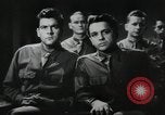 Image of training soldiers using training films United States USA, 1943, second 60 stock footage video 65675060678