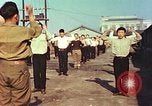 Image of railroad workers Hiroshima Japan, 1946, second 34 stock footage video 65675060718