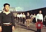 Image of railroad workers Hiroshima Japan, 1946, second 36 stock footage video 65675060718