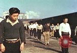 Image of railroad workers Hiroshima Japan, 1946, second 37 stock footage video 65675060718