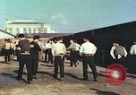 Image of railroad workers Hiroshima Japan, 1946, second 44 stock footage video 65675060718