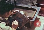 Image of Japanese artist Kyoto Japan, 1946, second 40 stock footage video 65675060727