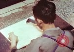 Image of Japanese artists Kyoto Japan, 1946, second 36 stock footage video 65675060729