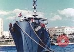 Standbild italienische Kriegsschiffe Taranto Italien, 1943, aus Sekunde 11 historischem Filmmaterial Videoclip 65675060815
