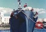 Standbild italienische Kriegsschiffe Taranto Italien, 1943, aus Sekunde 13 historischem Filmmaterial Videoclip 65675060815