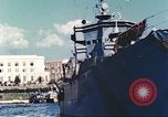 Standbild italienische Kriegsschiffe Taranto Italien, 1943, aus Sekunde 15 historischem Filmmaterial Videoclip 65675060815