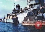 Standbild italienische Kriegsschiffe Taranto Italien, 1943, aus Sekunde 50 historischem Filmmaterial Videoclip 65675060815