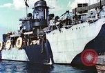 Standbild italienische Kriegsschiffe Taranto Italien, 1943, aus Sekunde 60 historischem Filmmaterial Videoclip 65675060815
