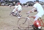 Standbild Fahrrad Polo am Fort Stotsenburg Philippinen Philippinen, 1941, aus Sekunde 7 historischem Filmmaterial Videoclip 65675060828