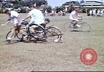 Standbild Fahrrad Polo am Fort Stotsenburg Philippinen Philippinen, 1941, aus Sekunde 9 historischem Filmmaterial Videoclip 65675060828