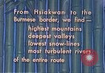 Standbild Burma Road China, 1941, aus Sekunde 3 historischem Filmmaterial Videoclip 65675060841