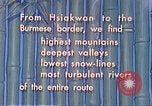 Standbild Burma Road China, 1941, aus Sekunde 4 historischem Filmmaterial Videoclip 65675060841