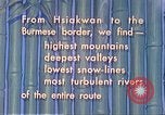 Standbild Burma Road China, 1941, aus Sekunde 5 historischem Filmmaterial Videoclip 65675060841