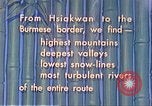 Standbild Burma Road China, 1941, aus Sekunde 10 historischem Filmmaterial Videoclip 65675060841