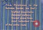 Standbild Burma Road China, 1941, aus Sekunde 12 historischem Filmmaterial Videoclip 65675060841