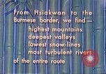 Standbild Burma Road China, 1941, aus Sekunde 20 historischem Filmmaterial Videoclip 65675060841