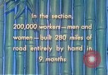 Standbild Burma Road China, 1941, aus Sekunde 59 historischem Filmmaterial Videoclip 65675060841