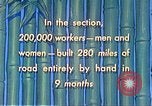 Standbild Burma Road China, 1941, aus Sekunde 61 historischem Filmmaterial Videoclip 65675060841