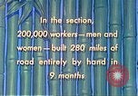 Standbild Burma Road China, 1941, aus Sekunde 62 historischem Filmmaterial Videoclip 65675060841