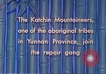 Standbild Katchin Bergsteiger Paoshan China, 1941, aus Sekunde 36 historischem Filmmaterial Videoclip 65675060843