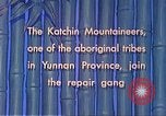 Standbild Katchin Bergsteiger Paoshan China, 1941, aus Sekunde 38 historischem Filmmaterial Videoclip 65675060843