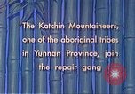 Standbild Katchin Bergsteiger Paoshan China, 1941, aus Sekunde 41 historischem Filmmaterial Videoclip 65675060843
