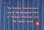 Standbild Katchin Bergsteiger Paoshan China, 1941, aus Sekunde 42 historischem Filmmaterial Videoclip 65675060843