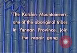 Standbild Katchin Bergsteiger Paoshan China, 1941, aus Sekunde 43 historischem Filmmaterial Videoclip 65675060843
