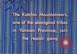 Standbild Katchin Bergsteiger Paoshan China, 1941, aus Sekunde 45 historischem Filmmaterial Videoclip 65675060843