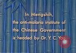 Standbild Arzt Yao und Rockefeller Institut Malaria Control in China während der W Mengshih China, 1941, aus Sekunde 50 historischem Filmmaterial Videoclip 65675060847