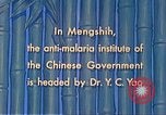 Standbild Arzt Yao und Rockefeller Institut Malaria Control in China während der W Mengshih China, 1941, aus Sekunde 61 historischem Filmmaterial Videoclip 65675060847