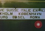 Image of Motor vehicles at border crossings Europe, 1950, second 47 stock footage video 65675060863