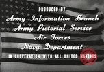 Image animation United States USA, 1945, de la seconde 15 séquences d'archives historiques vidéo 65675060883