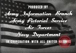 Image animation United States USA, 1945, de la seconde 16 séquences d'archives historiques vidéo 65675060883