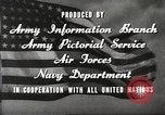 Image animation United States USA, 1945, de la seconde 19 séquences d'archives historiques vidéo 65675060883