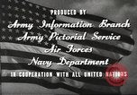 Image animation United States USA, 1945, de la seconde 20 séquences d'archives historiques vidéo 65675060883