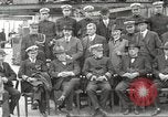 Image of Civilian businessmen and officials pose with Naval officers aboard ship Virginia United States USA, 1925, second 19 stock footage video 65675060899
