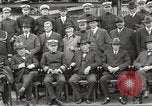 Image of Civilian businessmen and officials pose with Naval officers aboard ship Virginia United States USA, 1925, second 23 stock footage video 65675060899
