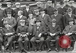 Image of Civilian businessmen and officials pose with Naval officers aboard ship Virginia United States USA, 1925, second 25 stock footage video 65675060899