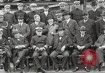Image of Civilian businessmen and officials pose with Naval officers aboard ship Virginia United States USA, 1925, second 26 stock footage video 65675060899